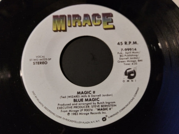 Blue Magic : Magic # / Clean Up Your Act (7", Single, Spe)