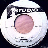 Dennis Brown : Easy Take It Easy (7")