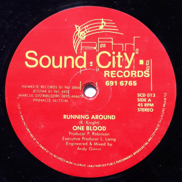 One Blood : Running Around (12")