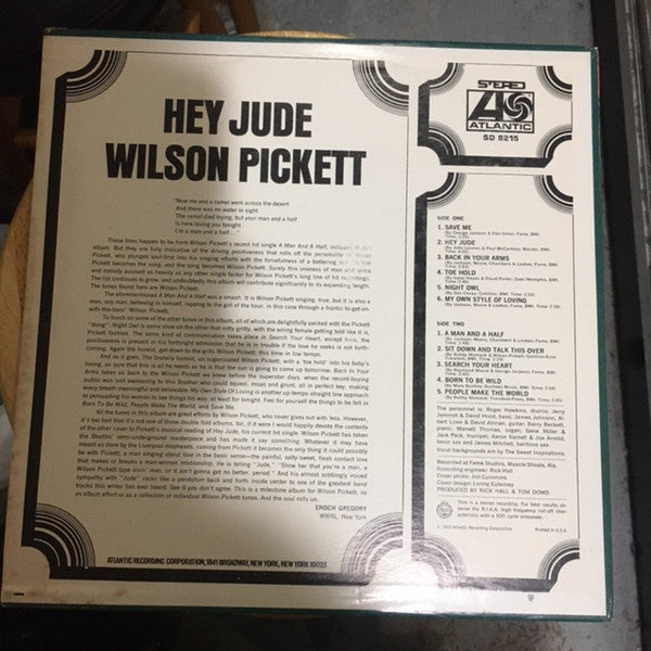 Wilson Pickett : Hey Jude (LP, Album)