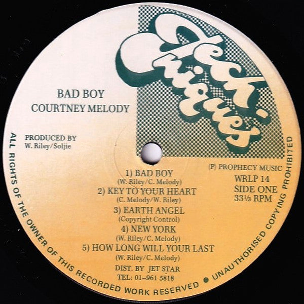 Courtney Melody : Bad Boy (LP, Album)