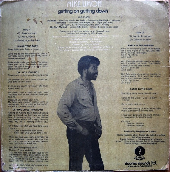 Mike Umoh : Getting On Getting Down (LP, Album)