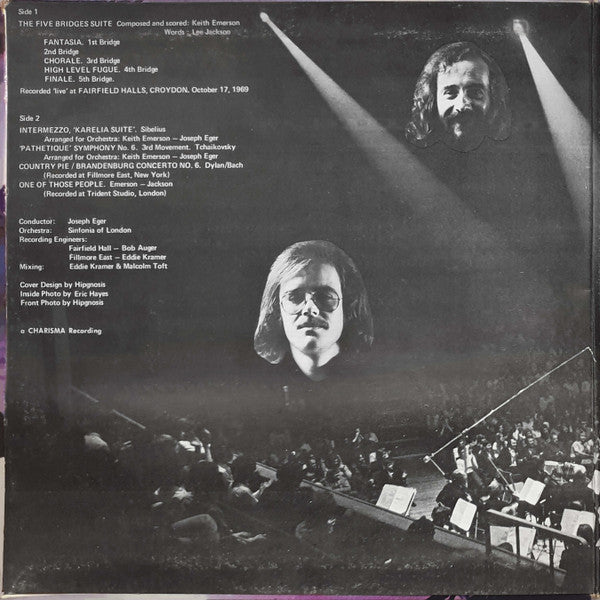 The Nice : Five Bridges (LP, Album, Gat)