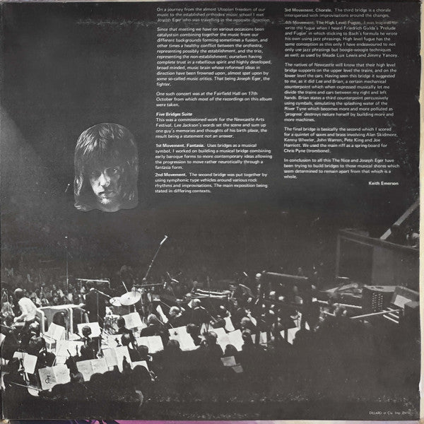 The Nice : Five Bridges (LP, Album, Gat)