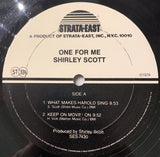 Shirley Scott : One For Me (LP, Album)