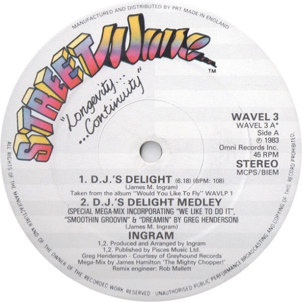 Ingram : D.J.'s Delight (12")