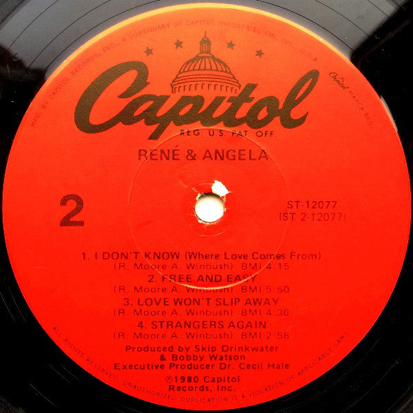 René & Angela : René & Angela (LP, Album, Los)