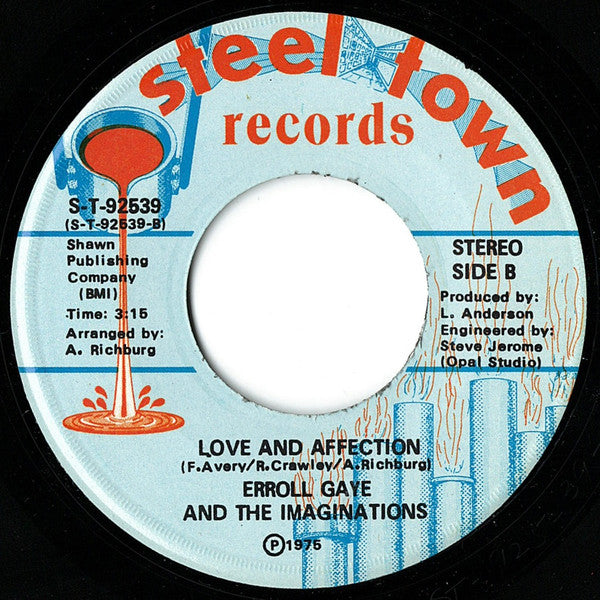 Erroll Gaye And The Imaginations : You Don't Want My Love (7")
