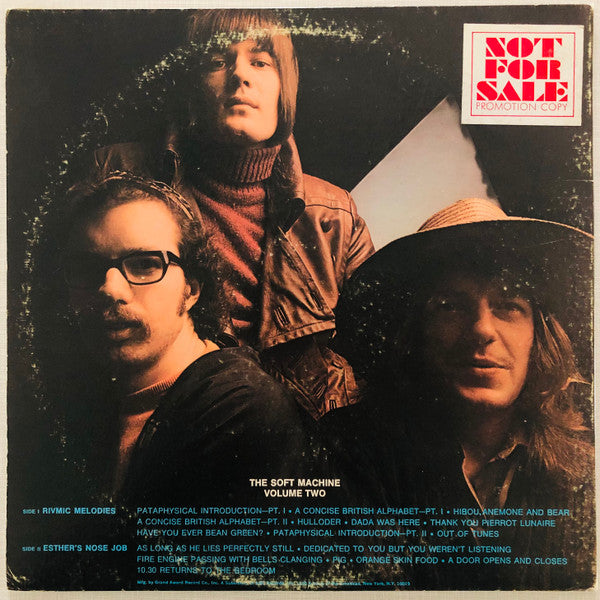 The Soft Machine* : Volume Two (LP, Album, Gat)