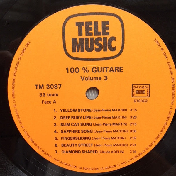 Jean-Pierre Martin : 100% Guitare - Volume 3 (LP)