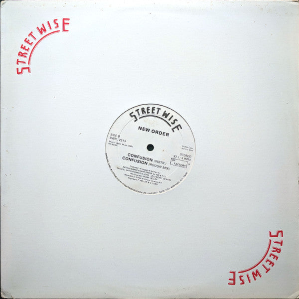 New Order : Confusion (12", Ltd, Promo)