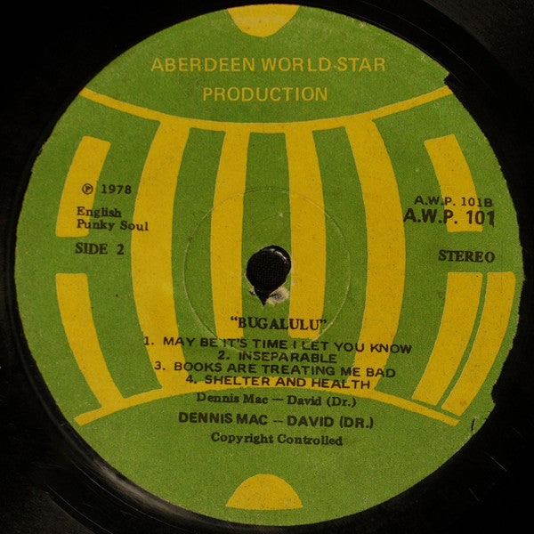 Dennis MacDavid : Bugalulu: Love Without End (LP)
