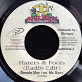 Beenie Man Feat. Mr. Easy : Haters & Fools (7")