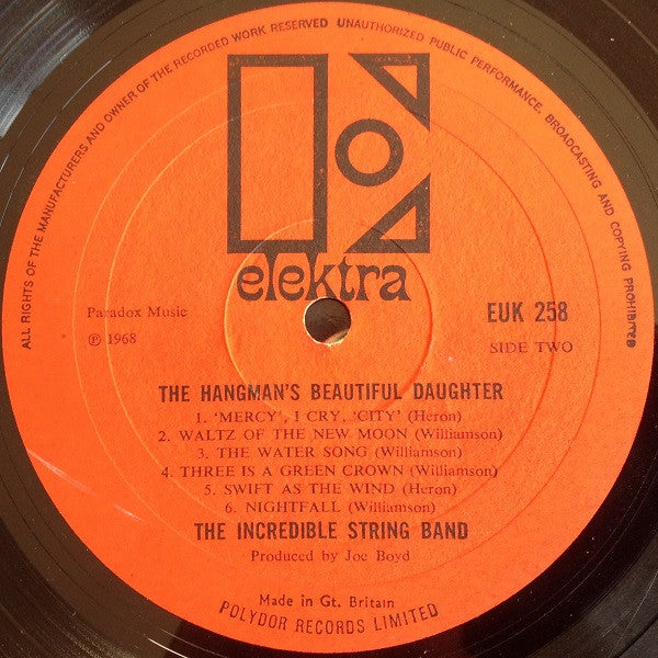 The Incredible String Band : The Hangman's Beautiful Daughter (LP, Album, Mono)