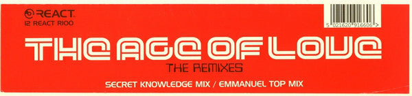 Age Of Love : The Age Of Love (The Remixes) (12")