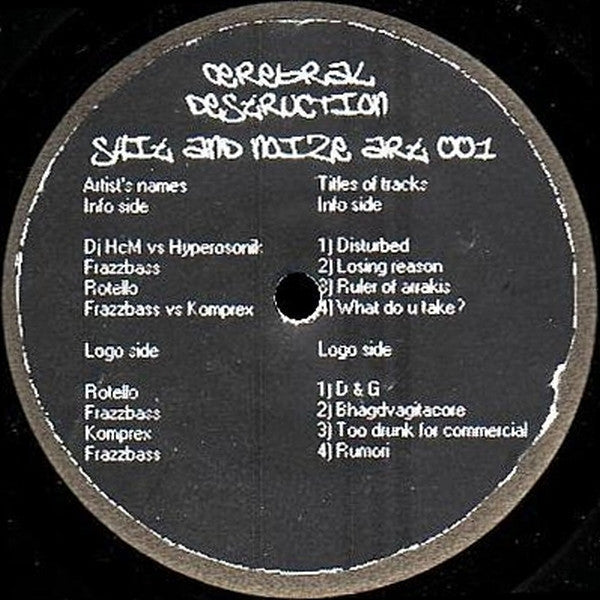 Various : Shit And Noize Art 001 (12", Ltd)