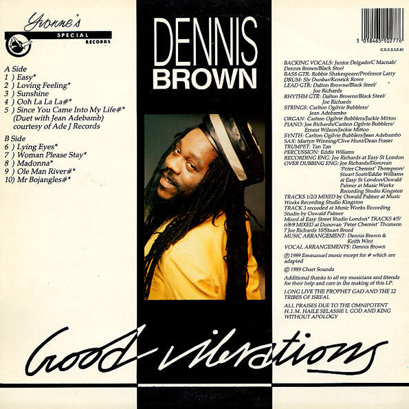 Dennis Brown : Good Vibrations (LP, Album)
