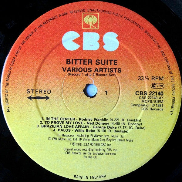 Various : Bitter Suite (2xLP, Comp)