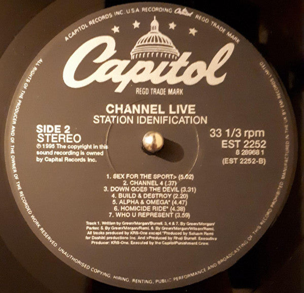Channel Live : Station Identification (LP, Album)