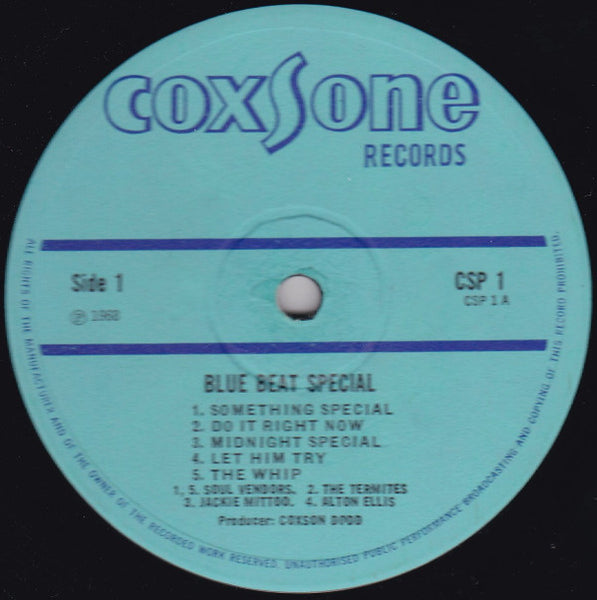 Various : Blue Beat Special (LP, Comp)