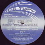 Joy (14) : I Need Your Love (12", Promo)