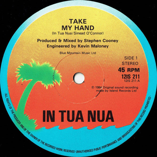 In Tua Nua : Take My Hand (12", Single, Gat)
