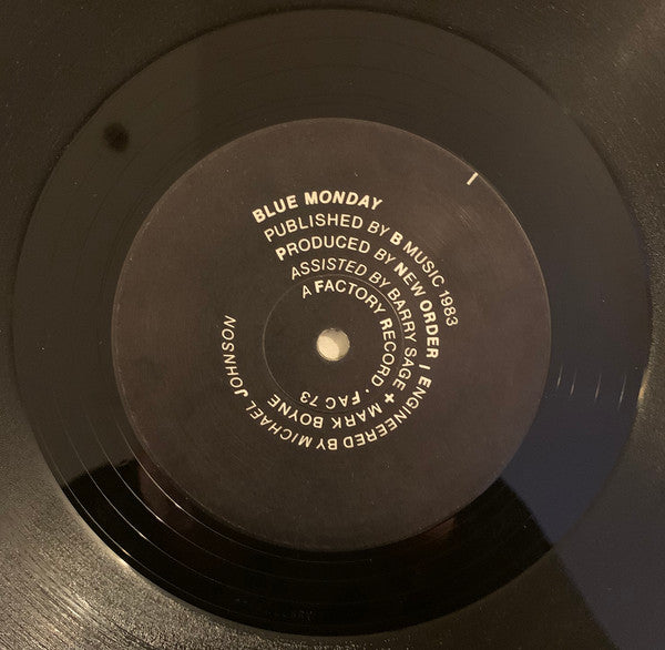 New Order : Blue Monday (12", Single, A2/)