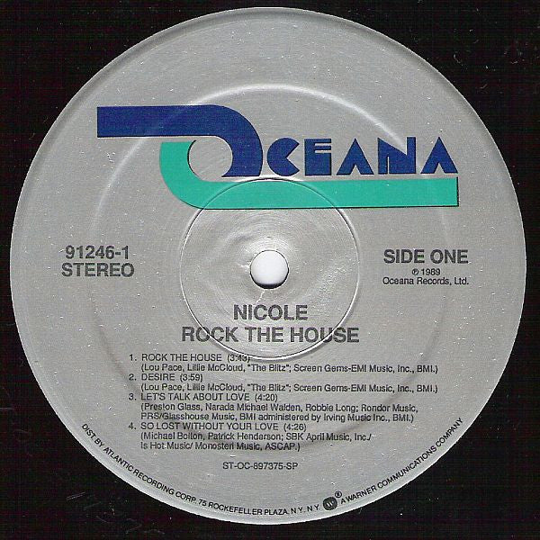 Nicole J McCloud : Rock The House (LP, Album)
