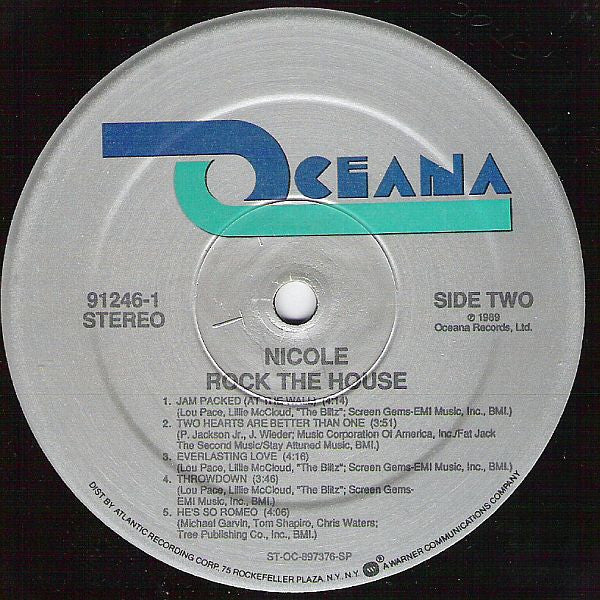 Nicole J McCloud : Rock The House (LP, Album)
