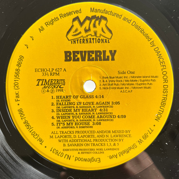 Beverly Savarin : Beverly (LP, Album)