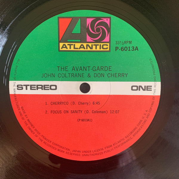 John Coltrane & Don Cherry : The Avant-Garde (LP, Album, RE)