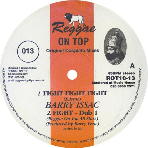 Barry Issac : Fight Fight Fight (10")