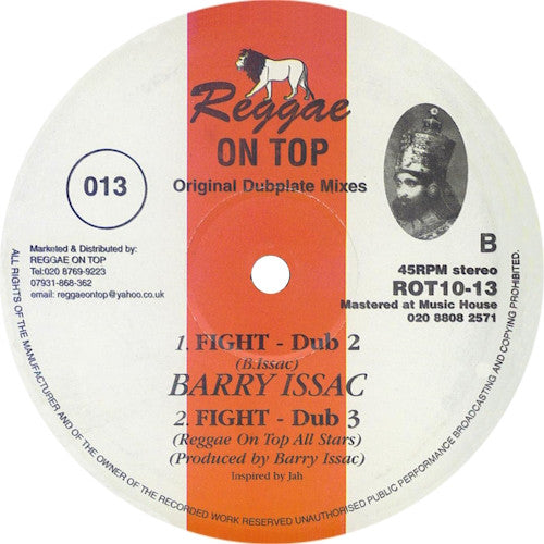 Barry Issac : Fight Fight Fight (10")