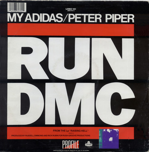 Run-DMC : My Adidas / Peter Piper (12", Single)