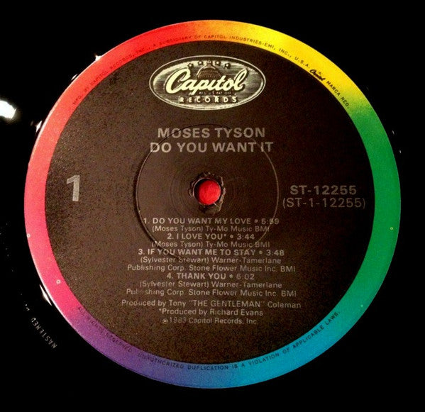 Moses Tyson, Jr. : Do You Want It (LP, Album)