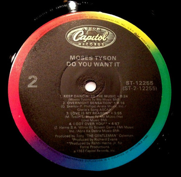 Moses Tyson, Jr. : Do You Want It (LP, Album)
