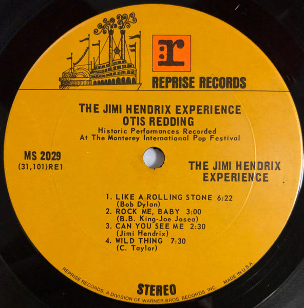 Otis Redding / The Jimi Hendrix Experience : Historic Performances Recorded At The Monterey International Pop Festival (LP, Album, Ter)