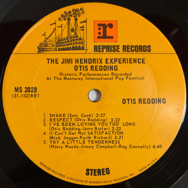Otis Redding / The Jimi Hendrix Experience : Historic Performances Recorded At The Monterey International Pop Festival (LP, Album, Ter)