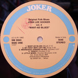John Lee Hooker : Vol. 3 -  Want-Ad Blues (LP, Comp)
