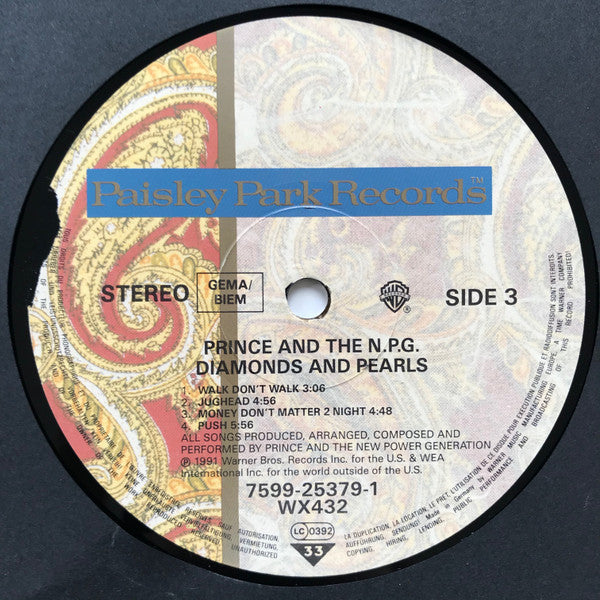 Prince & The New Power Generation : Diamonds And Pearls (2xLP, Album)