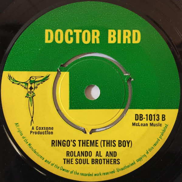 The Wailers / Rolando Al* And The Soul Brothers : Rude Boy / Ringo's Theme (7", Single)