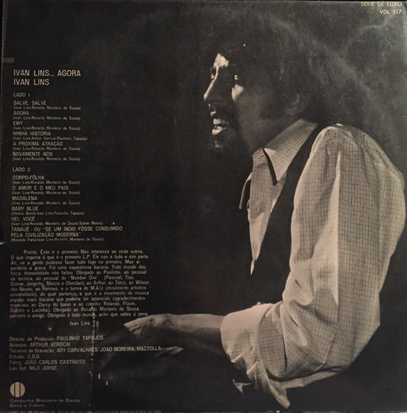 Ivan Lins : Agora (LP, Album)