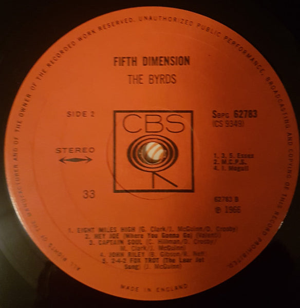 The Byrds : Fifth Dimension (LP, Album)
