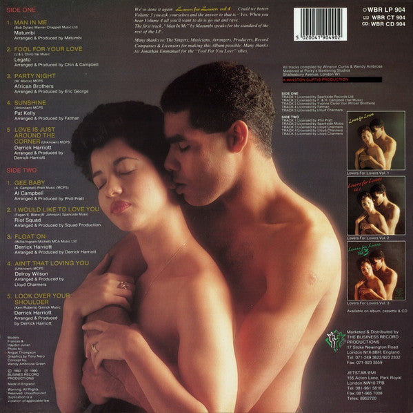 Various : Lovers For Lovers Vol. 4 (LP, Comp)