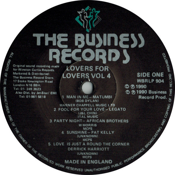 Various : Lovers For Lovers Vol. 4 (LP, Comp)