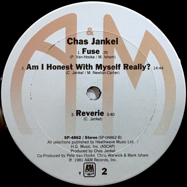 Chas Jankel : Chas Jankel (LP, Album, Ter)
