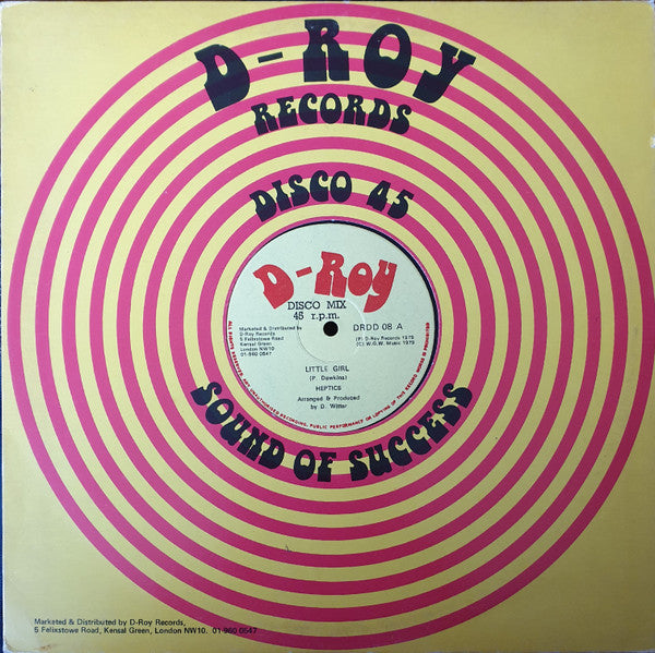Heptics* And D-Roy Band : Little Girl / Dub The Girl (12")