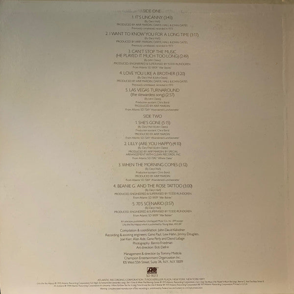 Daryl Hall & John Oates : No Goodbyes (LP, Comp, All)