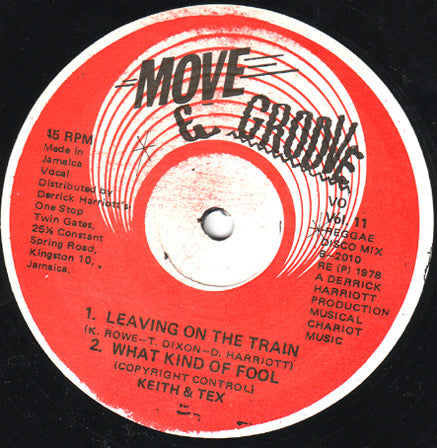 Keith & Tex : Tonight / Stop That Train (12")