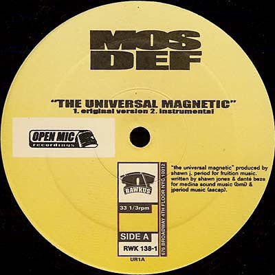 Mos Def : The Universal Magnetic / If You Can Huh You Can Hear (12")